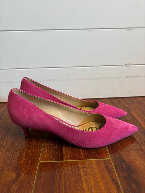 Sam Edelman Shoes - Sam Edelman Women’s Dori Rose Pink Suede Heels Pointed Toe Pumps Size 7.5